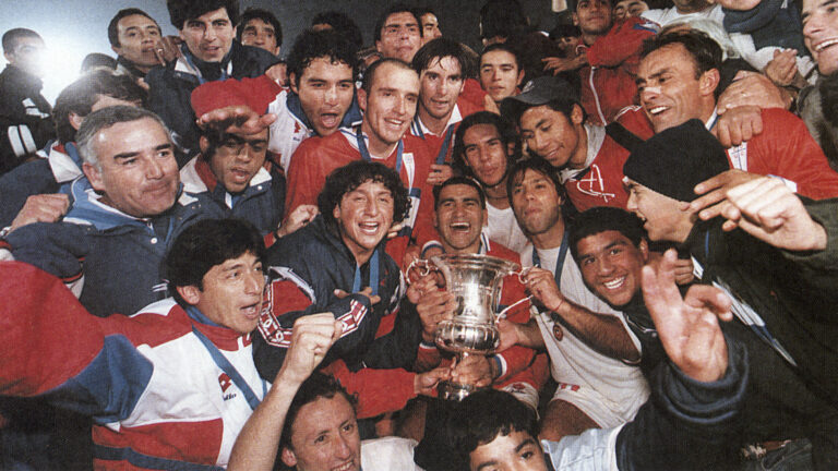Campeón Apertura 1997 Lepe Acosta Lunari Bisconti Pizarro Margas